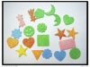 Wholesale new and charming alphabet and flowers eva scrapbooking sticker ,can order different designs E-1309
