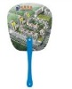 Longer Handle Plastic Hand Fan
