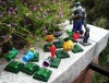 Plants vs zombies polyresin figurine home decoration