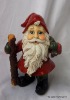 Wholesale Polyresin Santa Claus with tree stick