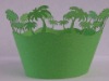 Wholesale Coconut tree wedding party cupcake wrapper