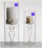 Wholesale delicate glass candle holder