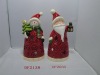 pretty ceramic x'mas candle holder