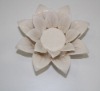 Ceramic flower tealight candle holder