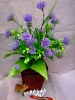 hand made blue flower