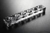 fine glassware 6 holes high clear glass tealight candle holder