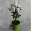 Wholesale Artificial Rose Bunch (Silk and Fabric)