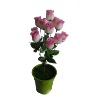 Wholesale Artificial Rose Bunch (Silk and Fabric)