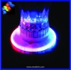 Wholesale Color changel LED coasters with bubble rim