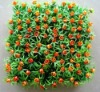 Wholesale red rose decoration artificial grass