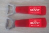 Wholesale bottle opener with half transparent plastic handleTQ90426