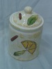 Wholesale ceramic cookie jar(ceramic pot,kitchenware)