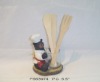 Wholesale Poly resin Chef Bear kitchenware holder