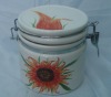 ceramic cookie jar(ceramic pot,kitchenware)