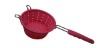 Wholesale Green without harm round silicone kitchenware colander