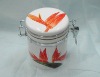 Wholesale ceramic cookie jar(ceramic pot,kitchenware)