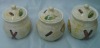 Wholesale ceramic cookie jar(ceramic pot,kitchenware)