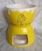 stoneware fondue set, chocolate fondue set,fondue set