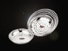 Wholesale stainless steel food steamer plate; promotional tray; metal plate