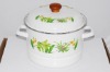 Wholesale the enamel stock pot