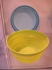 Silicone fold colander