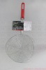Wholesale Different sizes oil strainer w/colorful plastic handle