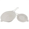 Wholesale 2011 newest design with handle Silicon collapsible colander