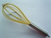 Wholesale silicone egg whisk with 18/8 stainless/steel handle