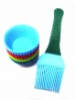Wholesale color cake pan and brush