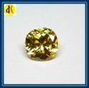Yellow Cushion Checker Board Cut CZ Loose Gems