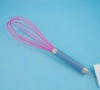 Wholesale silicone egg beater , egg whisk with color S/S handle