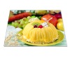 cake pattern tempered glass cutting board
