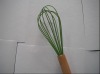 Wholesale bamboo mini silicone egg beater