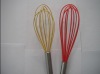 Wholesale red and yellow silicone egg beater