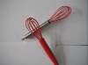 Wholesale two red mini silicone egg beater