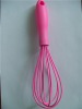 PP handle silicone egg whisk|egg beater china factory