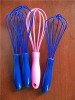 PP handle silicone egg whisk|egg beater china factory