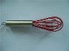 Stainless Steel handle silicone egg whisk/beater China