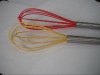 Wholesale useful manual silicone egg whisk