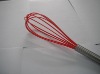 Wholesale hot-sale mini red silicne egg whisk