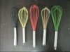 Wholesale beauty five color silicone egg whisk