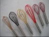 Wholesale six style manual silicone egg whisk