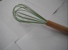 Wholesale mini green silicone egg whisk