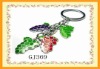 Wholesale Bright Fruit Metal Key holder
