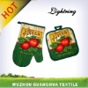Wholesale 100%cotton oven mitt and pot holder