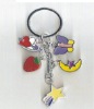 Fruit pendant alloy keychain