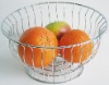 round metal basket for fruit
