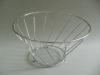 Chrome wire fruit basket