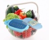 Wholesale multi-functional vegetable plastic and stainless steel grater SM9009
