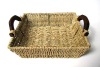 Wholesale Square Straw Rope Woven Fruit Basket